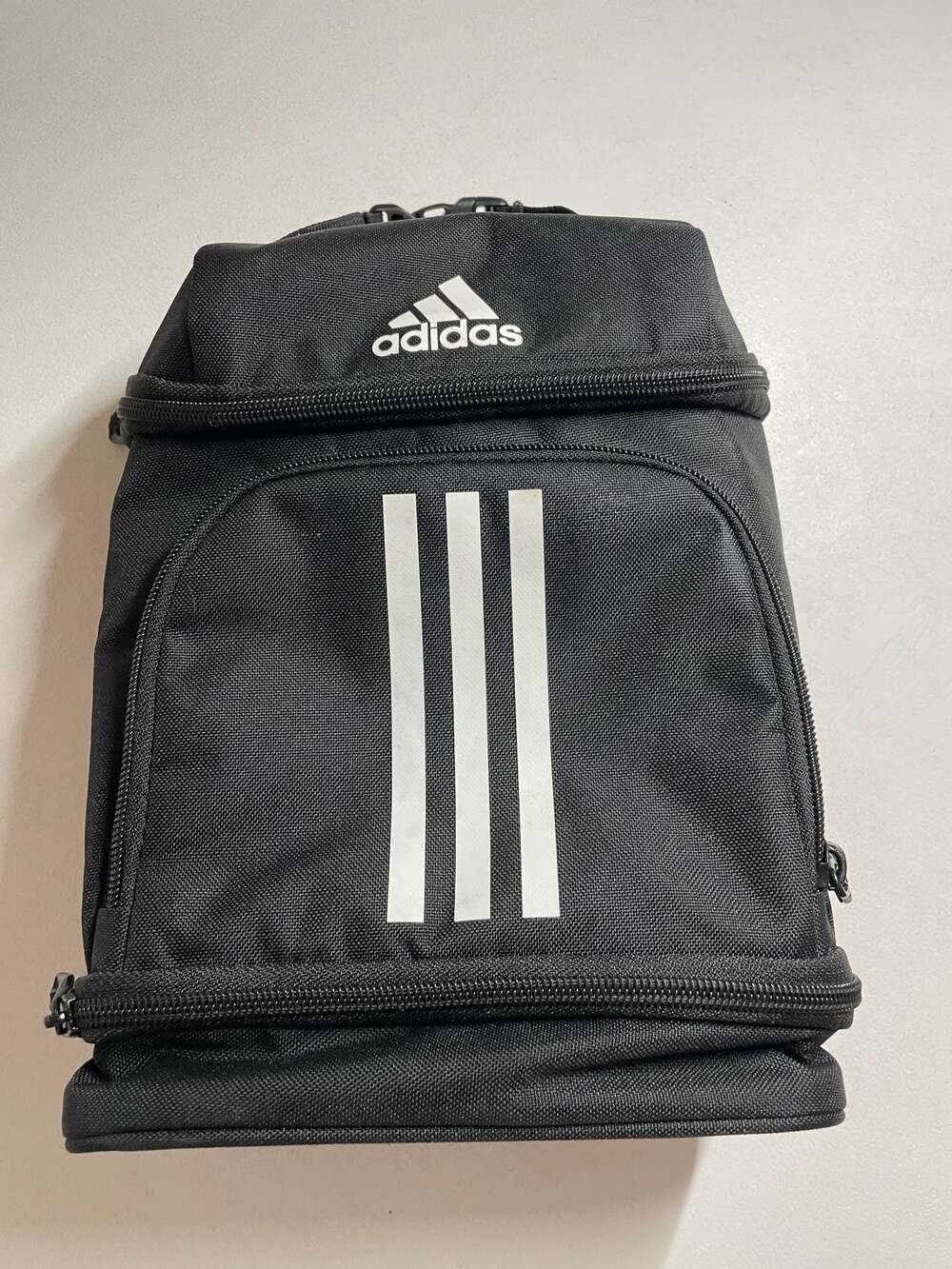 Adidas Insulated Lunch Bag Black Three Stripe Cooler